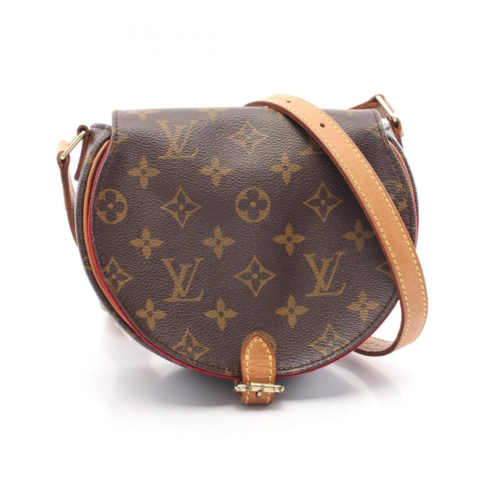 LOUIS VUITTON Authentic Brown Monogram Leather Shoulder Bag - Picture 2 of 11